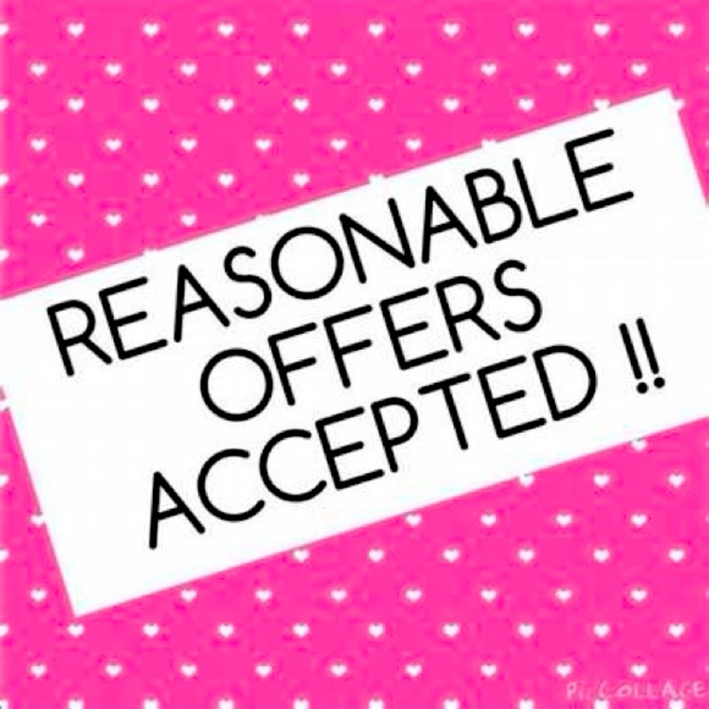 Reasonable Offers Accepted!โ